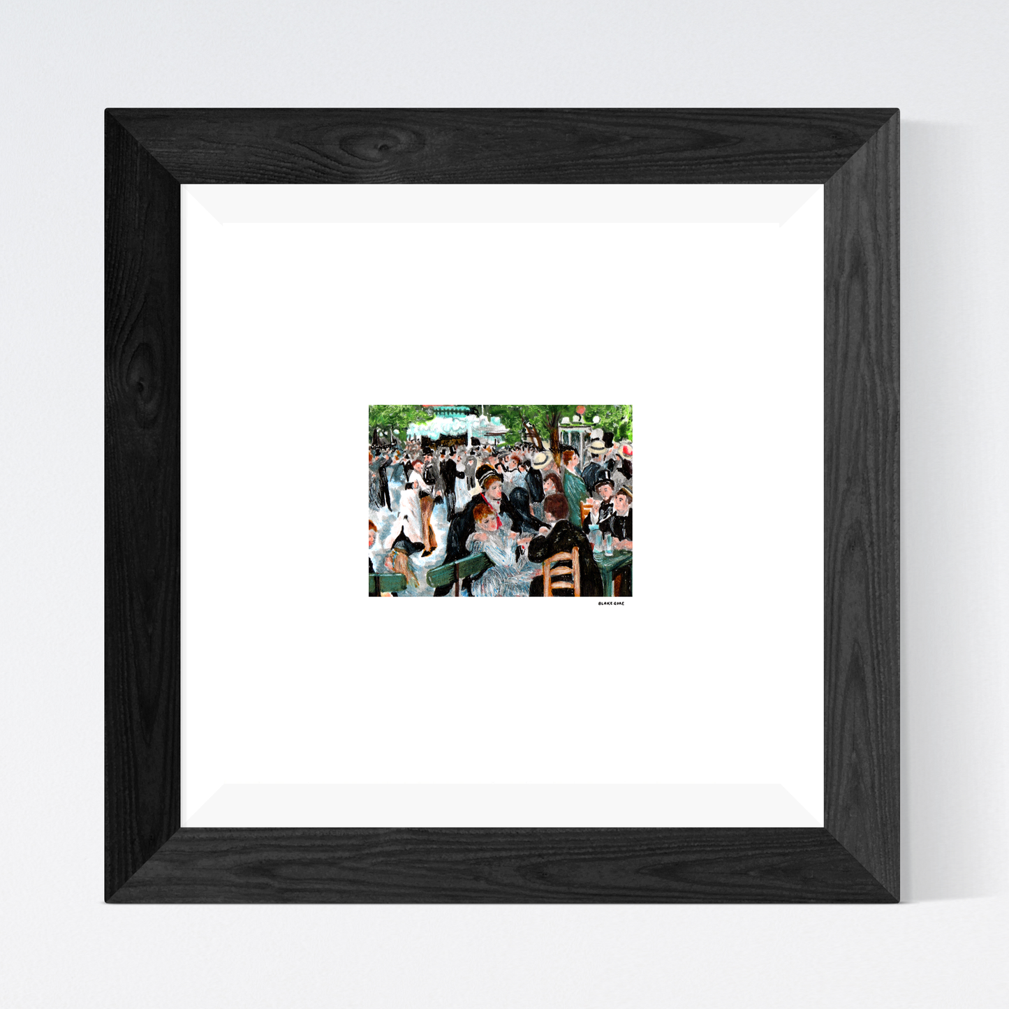 Study of Pierre-Auguste Renoir's, "Dance at Le Moulin de la Galette"