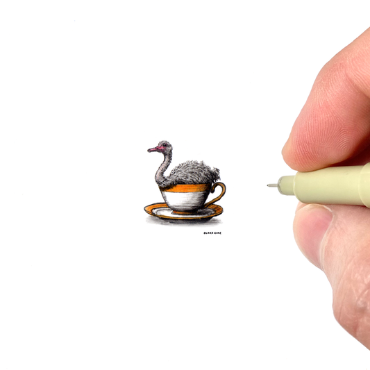 Teacup Ostrich