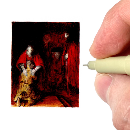 Study of Rembrandt's "Return of the Prodigal Son"