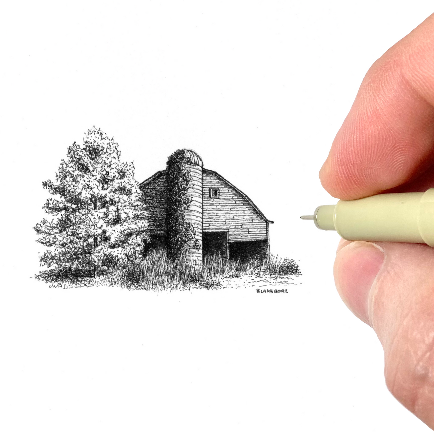 Barn and Silo