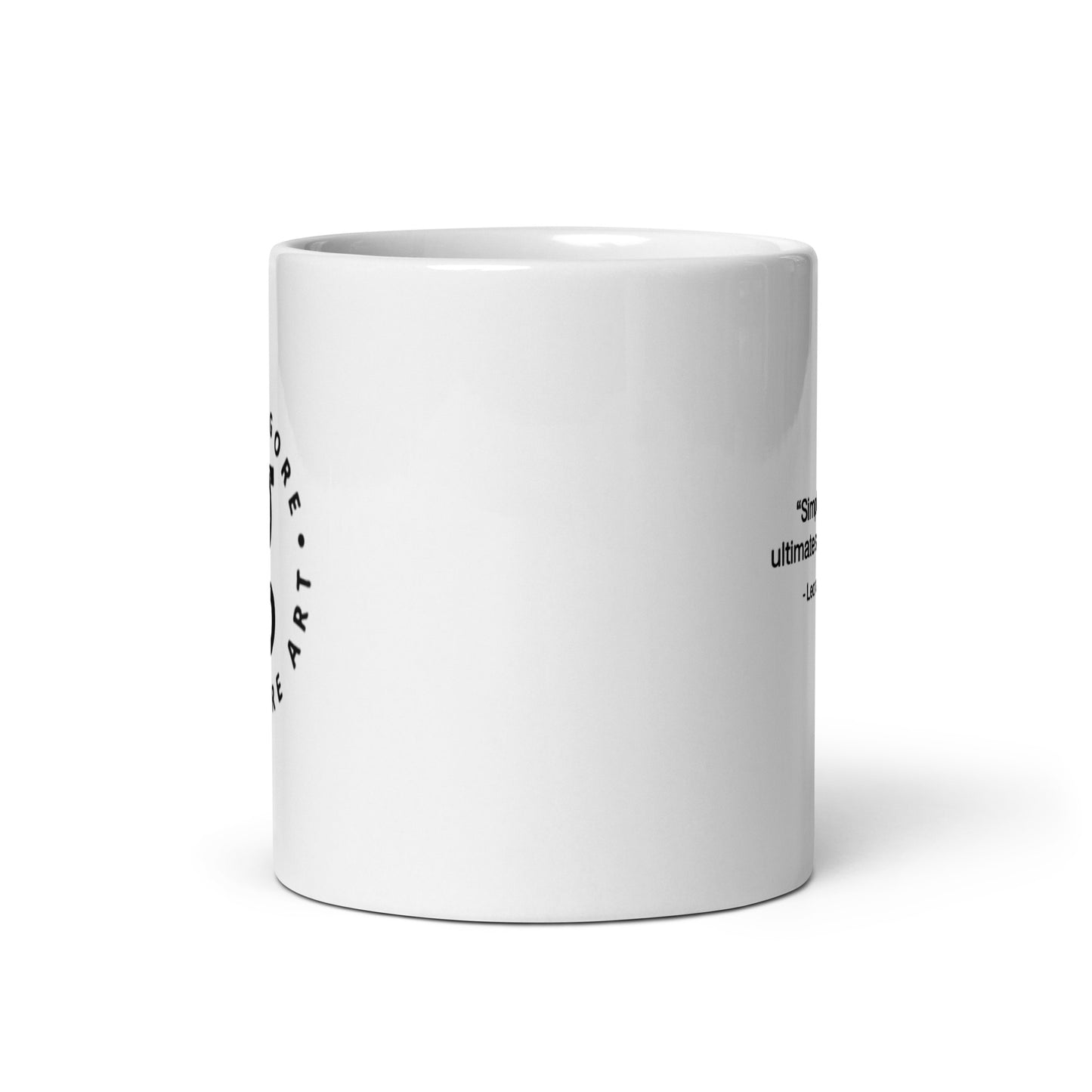 Blake Gore Miniature Art w/ da Vinci Quote Mug