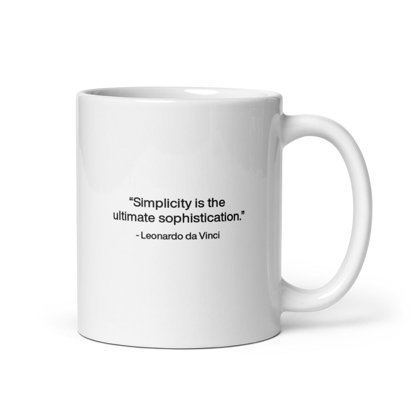 Blake Gore Miniature Art w/ da Vinci Quote Mug