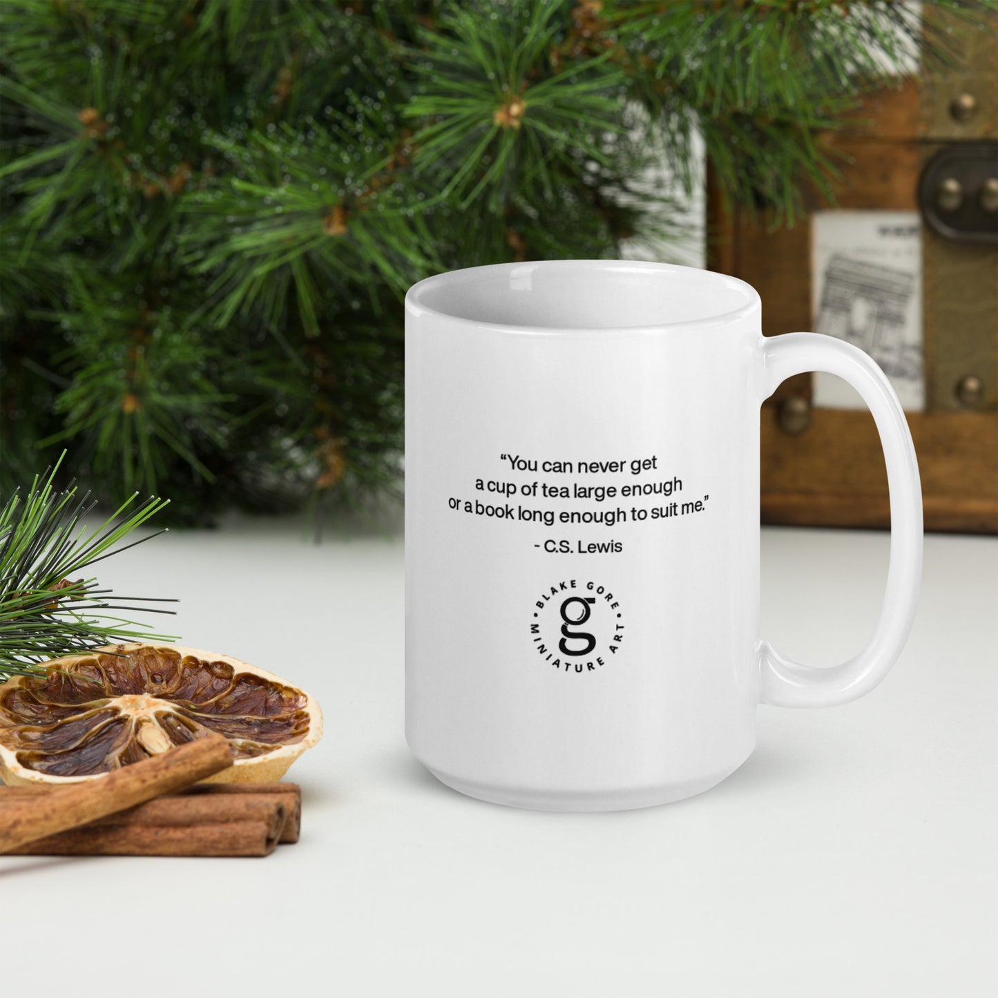Bookstore Mug w/ CS Lewis Quote