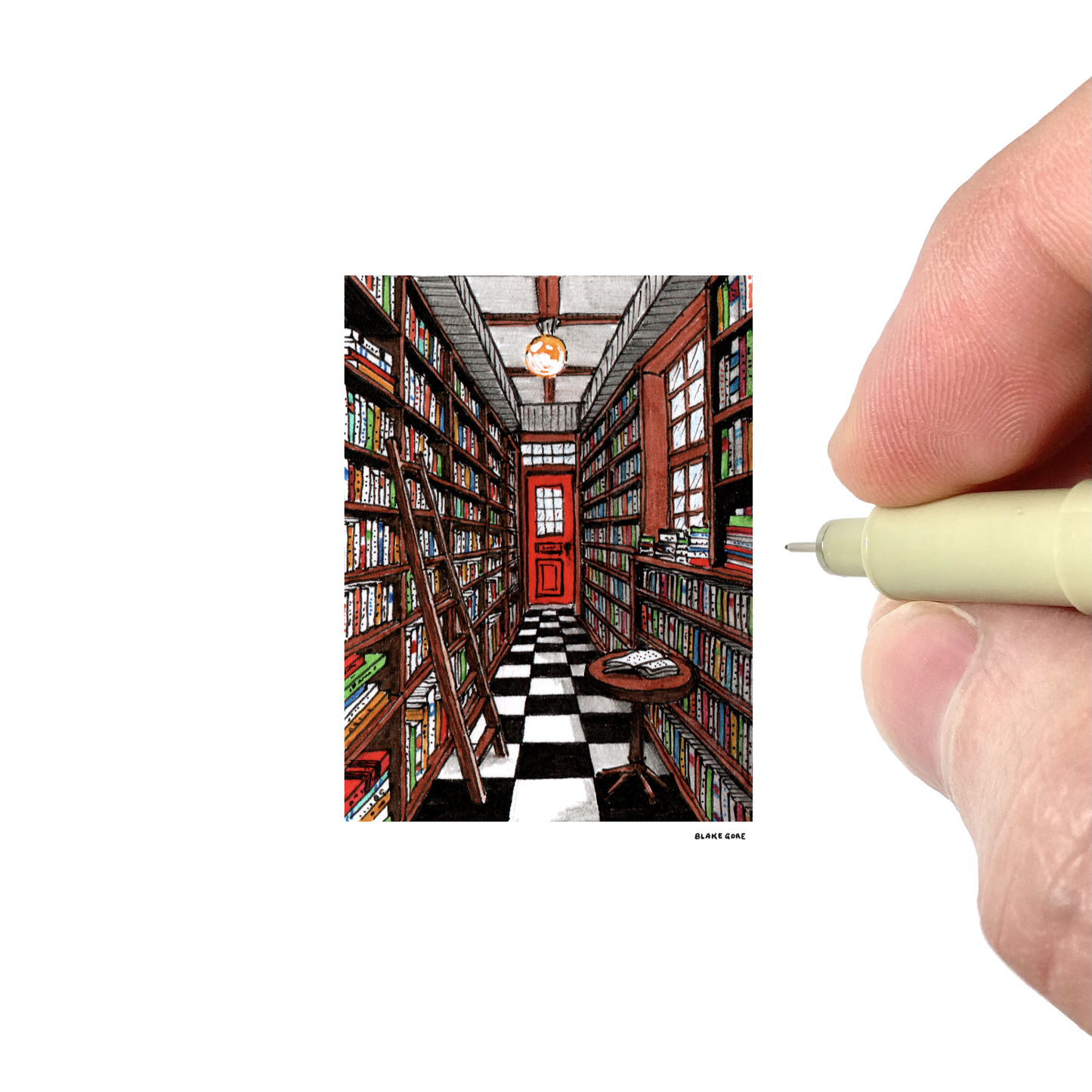 Bookstore Hallway