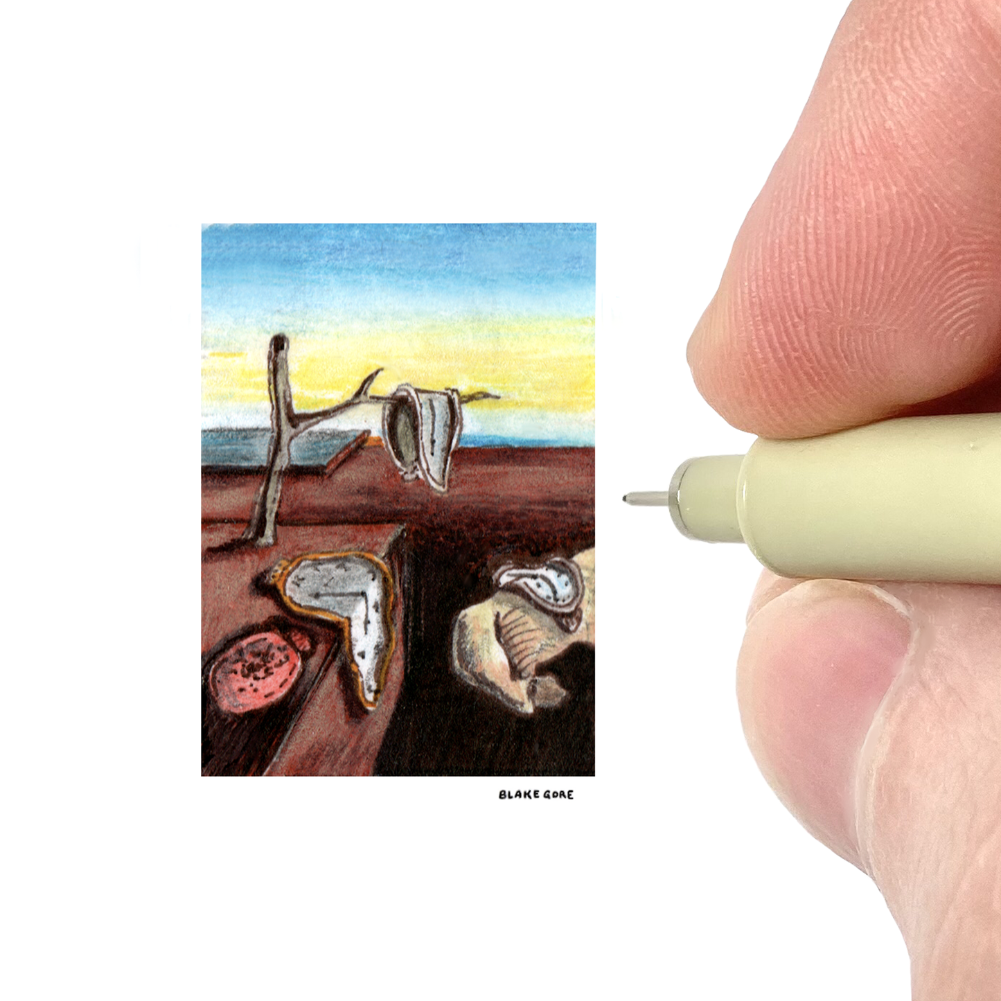 Study of Salvador Dalí's "The Persistence of Memory"
