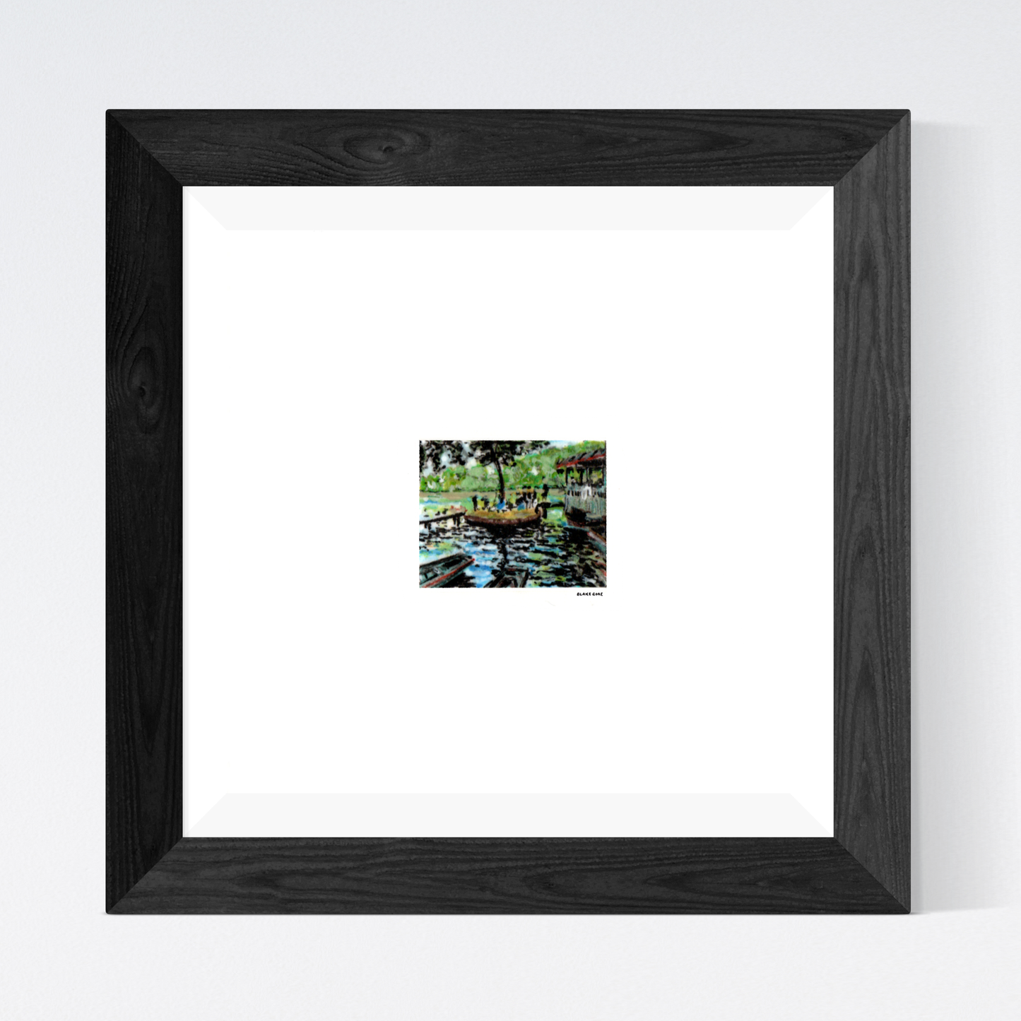 Study of Claude Monet's "La Grenouillère" (The Frog Pool)