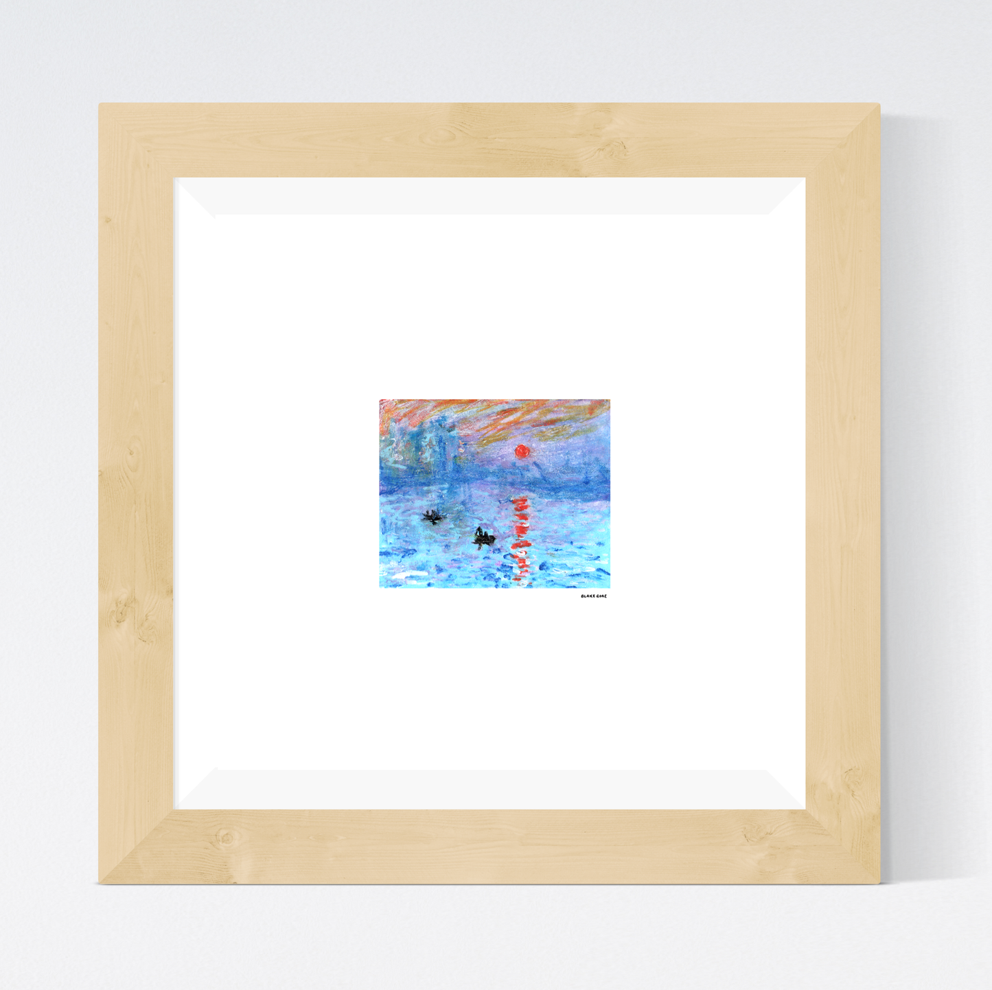 Study of Claude Monet's "Impression, Sunrise"
