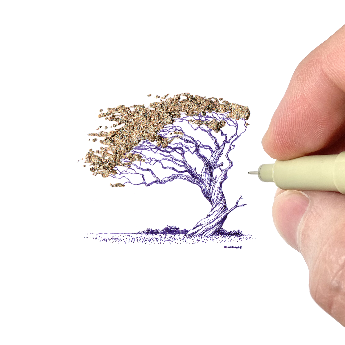 Golden Purple Tree