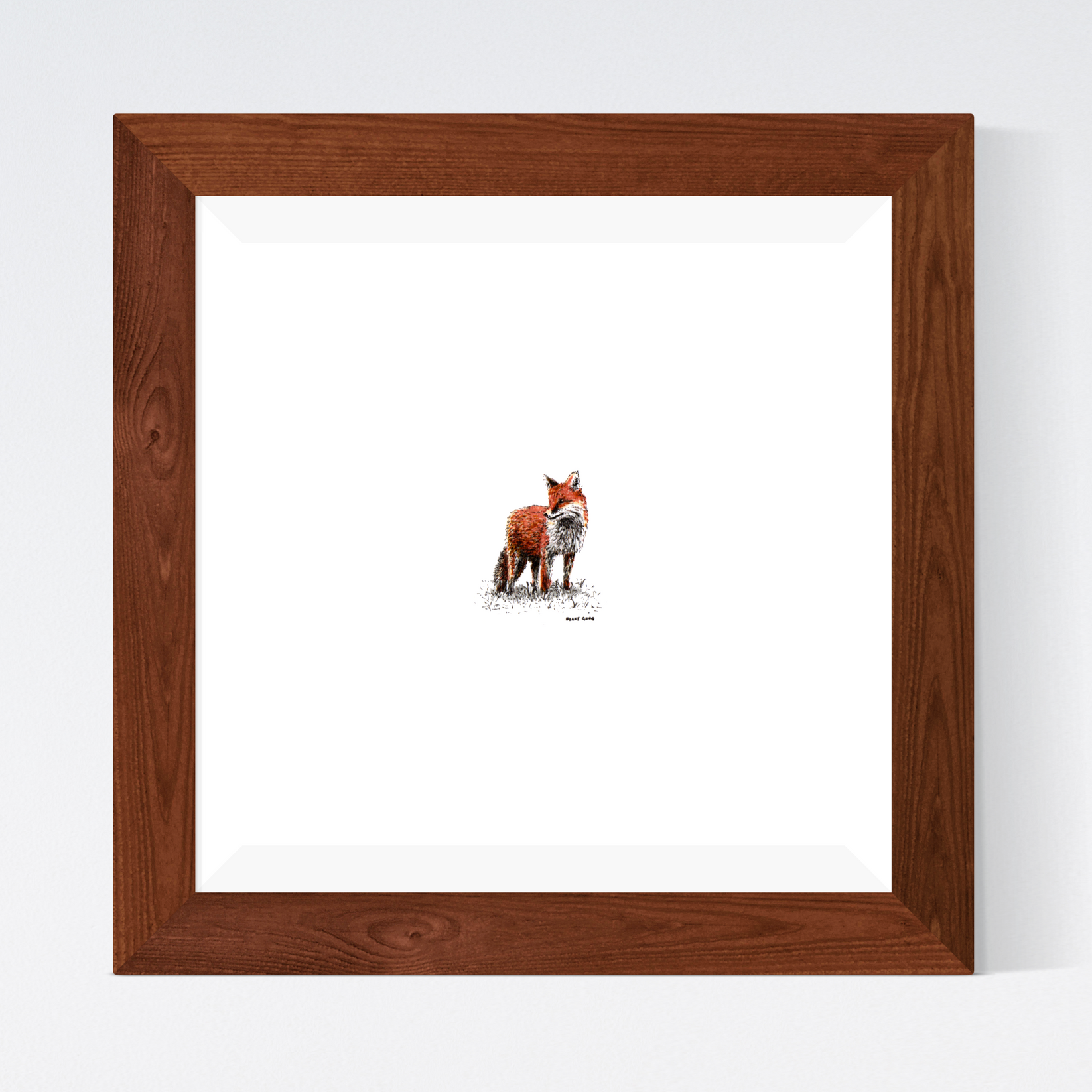 Fox, Miniature Fine Art Print by Blake Gore Blake Gore Miniature Art